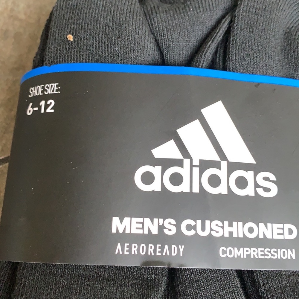 ADIDAS MEN’S CUSHIONED AERORADY COMPRESSN NO SHOW - Picture 11 of 13